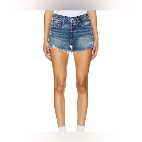 Agolde Pants - AGOLDE Parker Short in Dark Swapmeet size 25